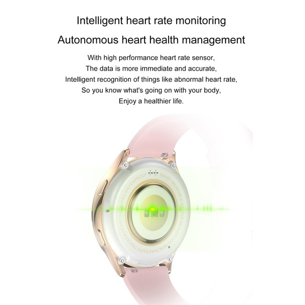 AK53 IP67 BT5.2 1.32inch Smart Watch Support Voice Call / Health Monitoring, Style:Steel Mesh Strap(Silver)