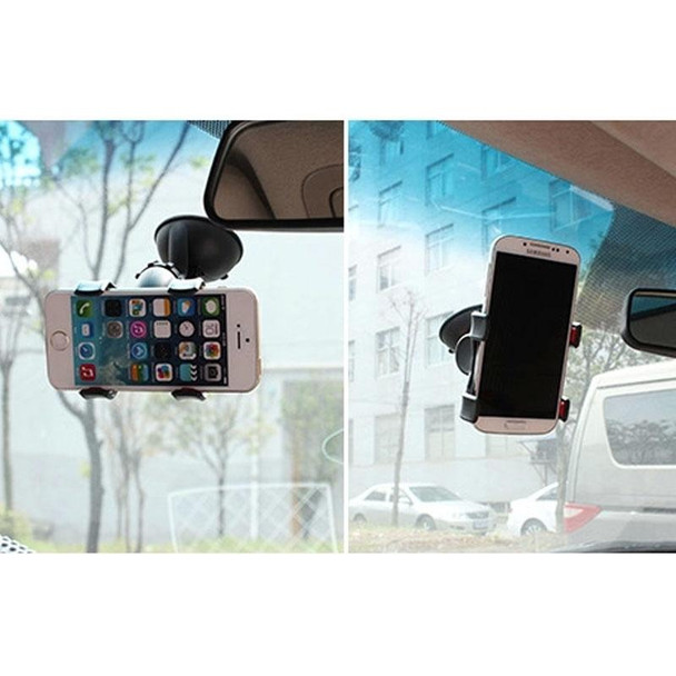 KX-C004 Multi-functional 360 Degrees Rotating Universal Car Swivel Mount Holder, - iPhone, Galaxy, Huawei, Xiaomi, Lenovo, Sony, LG, HTC and Other Smartphones, GPS, Mini Tablet PC