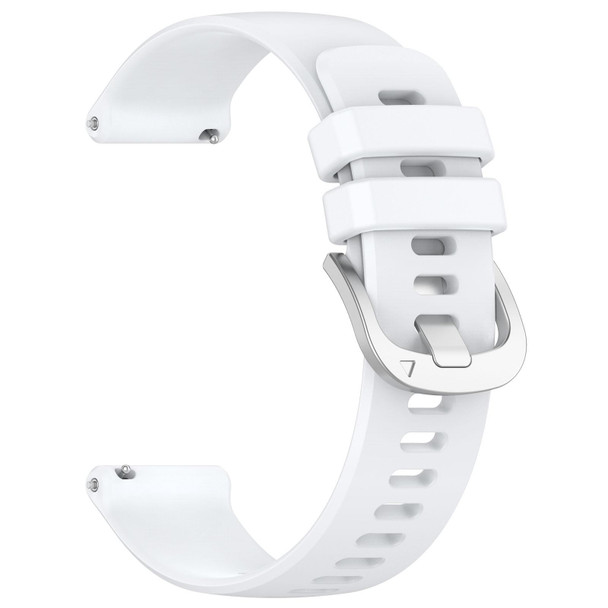 For Garmin vivoactive 5 / Active 5 20mm Silicone Watch Band(White)
