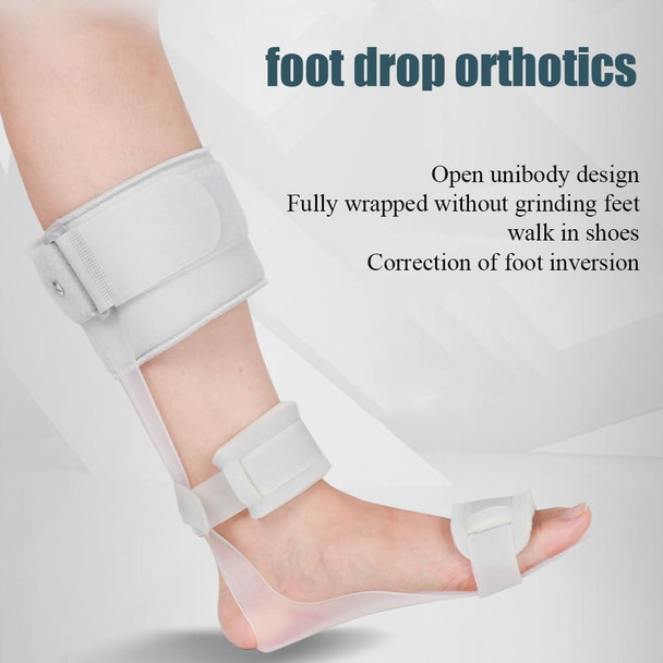 Flat Foot Orthosis Foot Varus / Valgus Correction Brace Foot Drop Walking Fixator, Size: M(Left Foot)