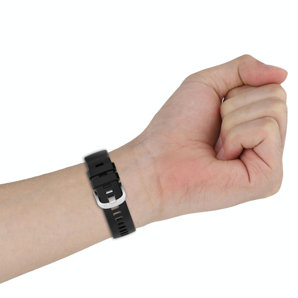 For Garmin vivoactive 5 / Active 5 20mm Silicone Watch Band(Dark Grey)