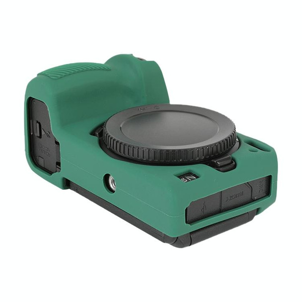 For Nikon Z 30 Soft Silicone Protective Case with Lens Cover(Green)