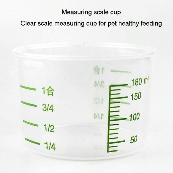 1.5L Pet Food Storage Bucket 4 Snap Dog Food Moisture Proof Sealed Storage Tank(Matcha Green)