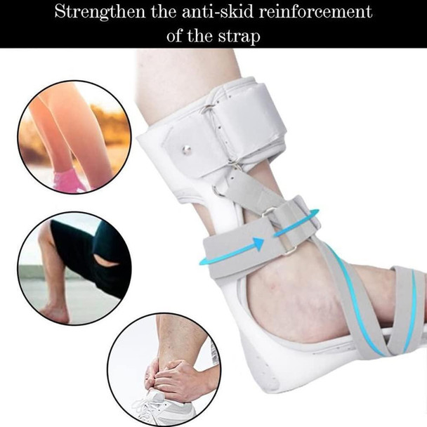 Foot Drop Corrector Ankle Support Brace Fracture Fixation, Size: Right L Above 41