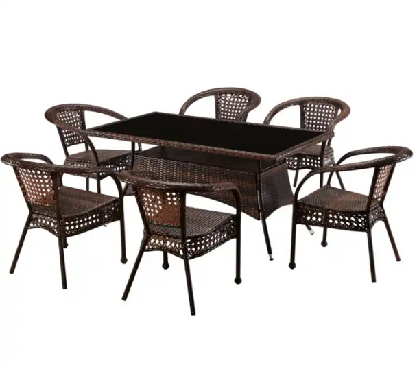 Home Vive - 7 Piece  Garden Patio Set