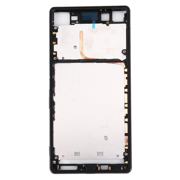 Front Housing LCD Frame Bezel for Sony Xperia Z3+ / Z4(Black)