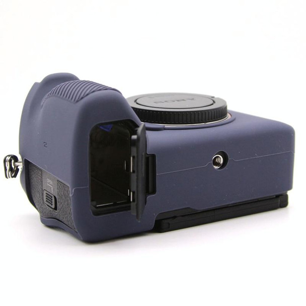 For Sony A7RV Mirrorless Camera Protective Silicone Case, Color: Dark Green