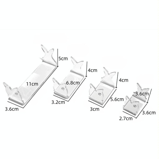 YX061 4pcs/Set Fishing Lure Display Stands