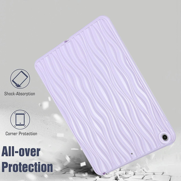 For iPad Pro 9.7 / 9.7 2018 / 2017 Jelly Color Water Ripple TPU Tablet Case(Purple)