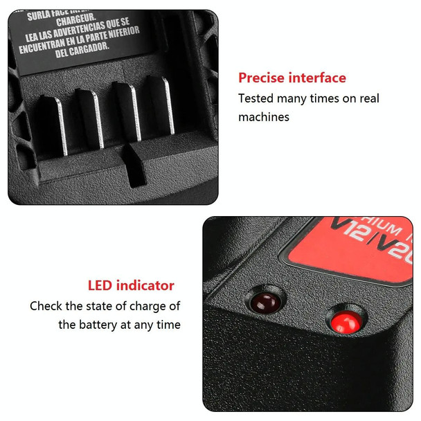 For Craftsman CMCB202 / CMCB204 / CMCB209 Electric Tool 20V Lithium Battery Charger, Plug: EU