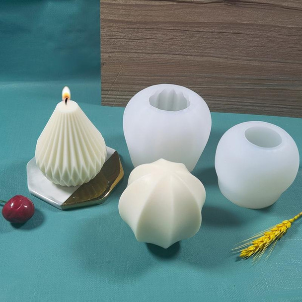 Scented Candle Silicone Mold DIY Handmade Soap Mold, Specification: Lantern