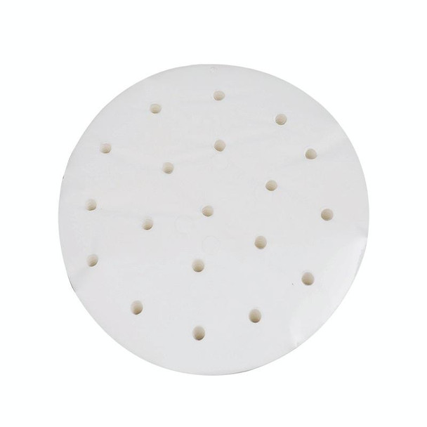 100pcs /Pack Steamer Paper Non-stick Disposable Grease-proof Paper Round Air Fryer Pad, Size: 9 Inches (22.86cm)