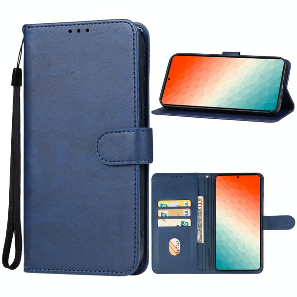 For Samsung Galaxy S24 Ultra 5G Leatherette Phone Case(Blue)