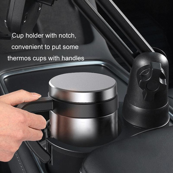 Car Centre Navigation Mobile Phone Holder 360 Rotating Water Cup Holder, Size: Small