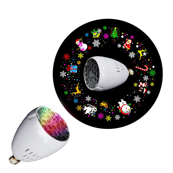 LED RGB Bulb Projector Light