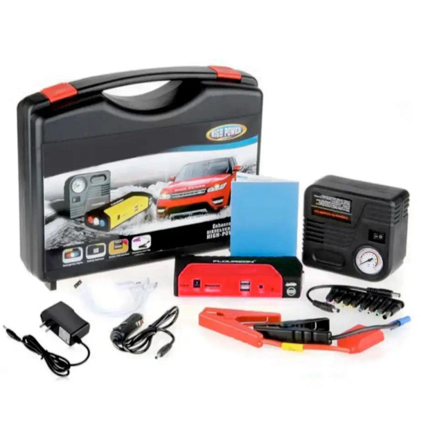Multi Function Portable Jump Start Kit With Air Compressor