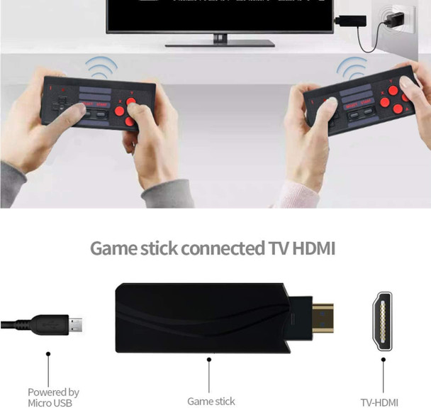 2.4G Wireless Video Game Console Dual Player Controller