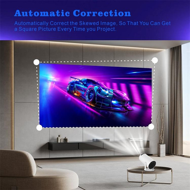 HY300 Smart Projector Android 11.0 System 120 Lumen Portable Projector EU Plug
