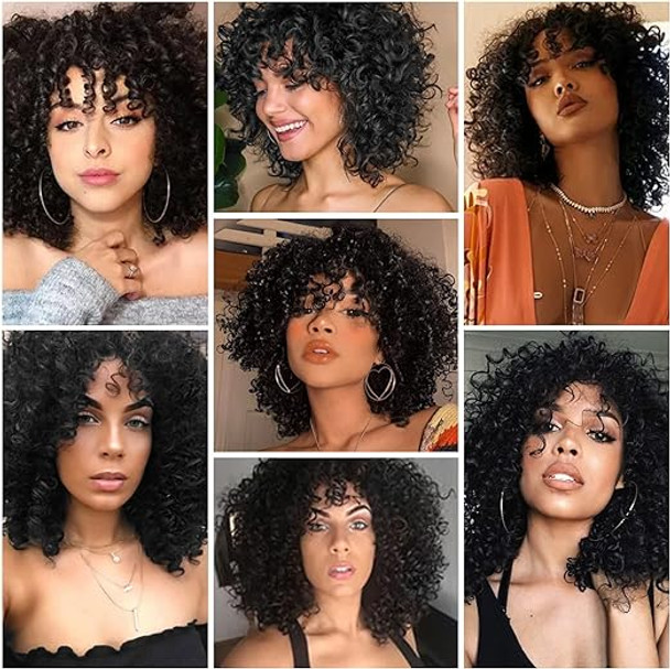 Short Synthetic Curly Wig