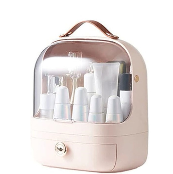 Cosmetic Storage Case With Drawer