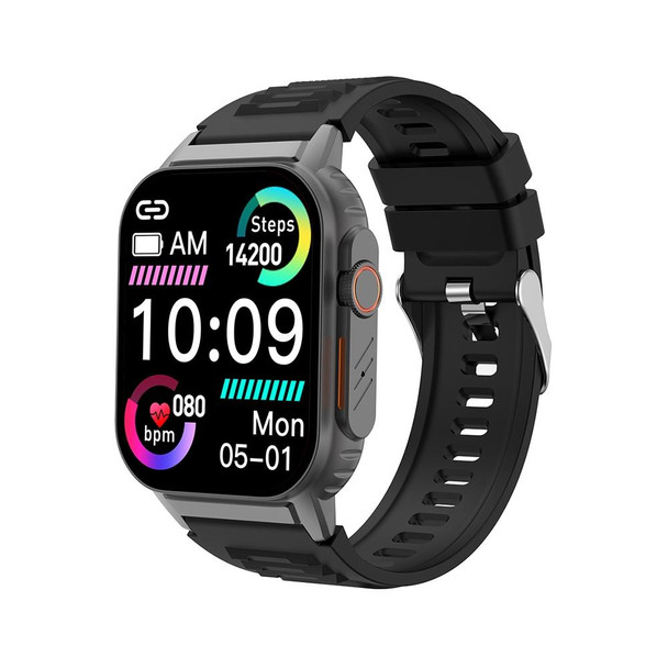 G41 Smart Bracelet, 2.01 inch IP67 Waterproof Smart Watch, Bluetooth Call / Heart Rate / Non-invasive Blood Glucose / HRV / MET(Black)
