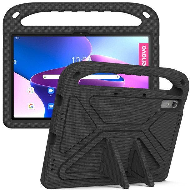 For Lenovo Pad Pro 2021 TB-J716F Handle Portable EVA Shockproof Tablet Case(Black)