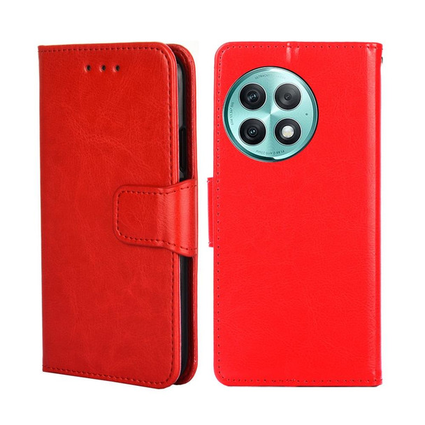 For OnePlus Ace 2 Pro Crystal Texture Leatherette Phone Case(Red)