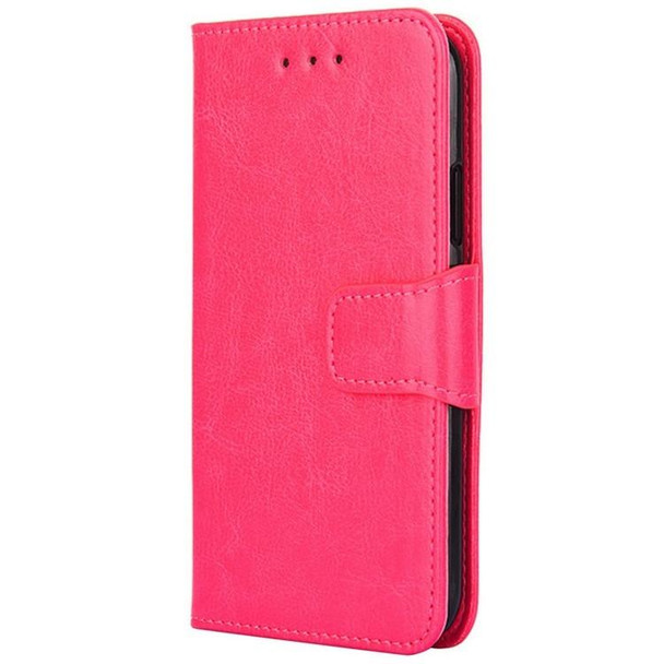 For OnePlus Nord CE3 5G Crystal Texture Leatherette Phone Case(Rose Red)