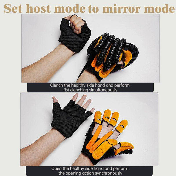 Intelligent Robotic Rehabilitation Glove Equipment, With EU Plug Adapter, Size: XXL(Right Hand Brown)