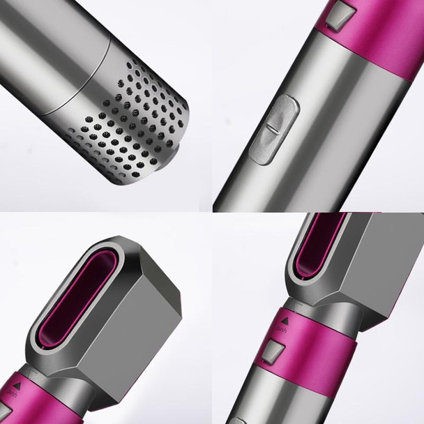 5 In 1 Hot Air Comb Automatic Curling Iron Square Model Hair Styling Comb Curling And Straightening, Plug: UK Plug