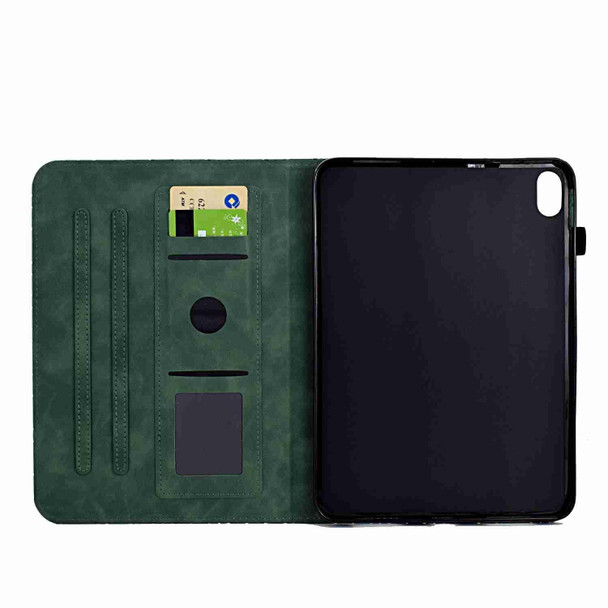 For iPad mini 6 Rhombus TPU Smart Leatherette Tablet Case(Green)