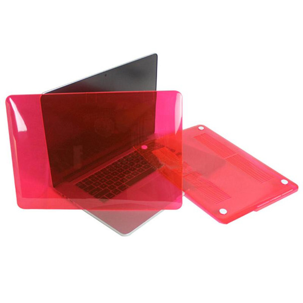 Hard Crystal Protective Case for Macbook Pro Retina 15.4 inch(Red)