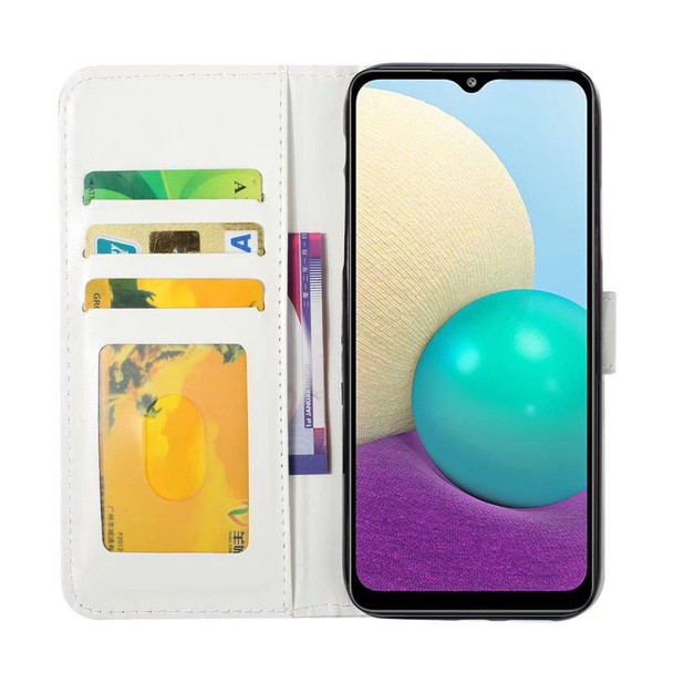 For OPPO A18 Oil Embossed 3D Drawing Leatherette Phone Case(Feather)