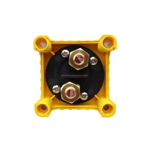 CP-4342 Yacht RV Single-circuit High-current Knob Power-off Switch(Yellow)