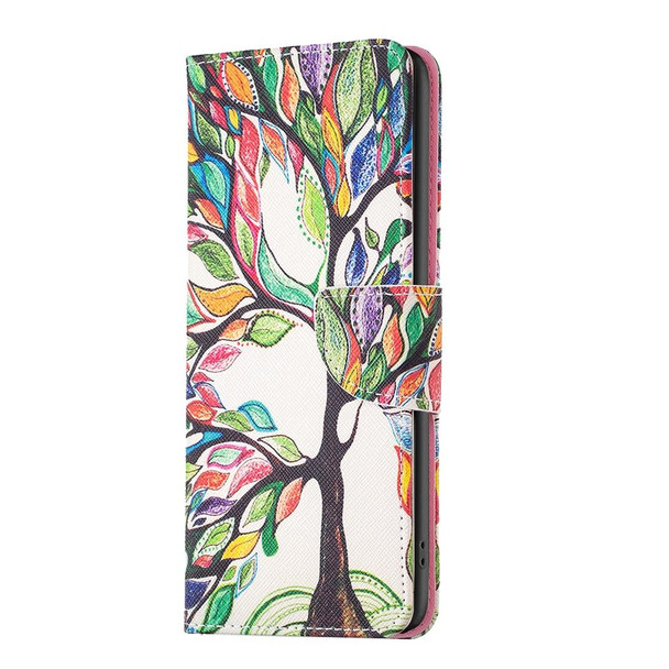 For Tecno Camon 20/Camon 20 Pro 4G Colored Drawing Pattern Leatherette Phone Case(Tree Life)