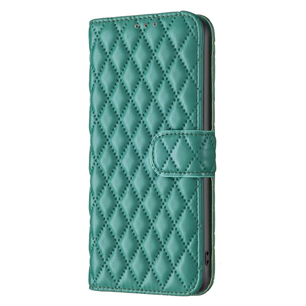 For Tecno Camon 20 Premier Diamond Lattice Wallet Flip Leatherette Phone Case(Green)