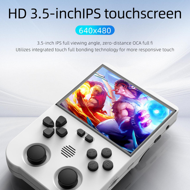 AMPOWN XU10 Handheld Game Console 3.5-Inch IPS Screen Linux System Portable Video Arcade 256G(Purple)