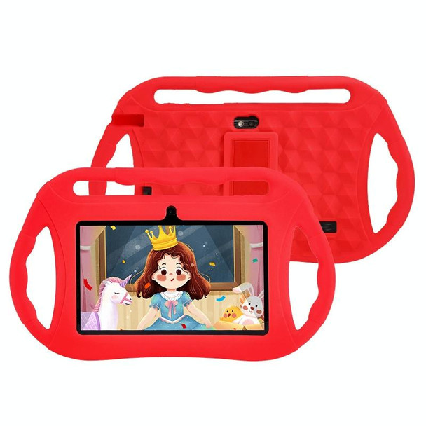 V88 Kid Tablet 7 inch,  2GB+32GB, Android 11 Allwinner A100 Quad Core CPU Support Parental Control Google Play(Red)