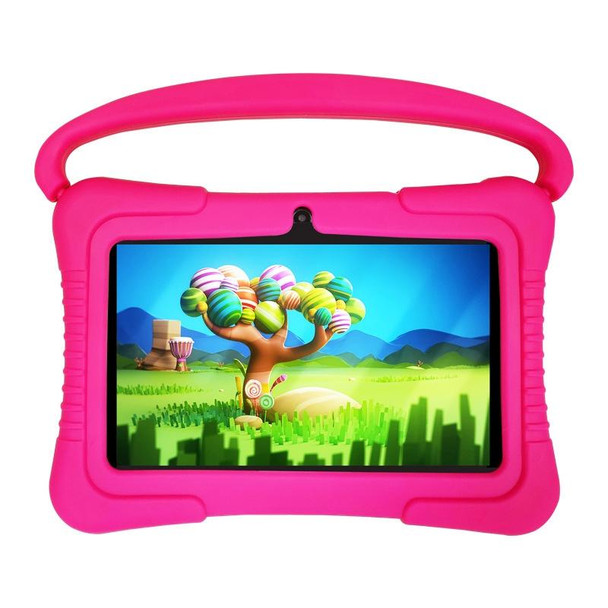 V88 Portable Kid Tablet 7 inch,  2GB+32GB, Android 10 Allwinner A100 Quad Core CPU Support Parental Control Google Play(Pink)