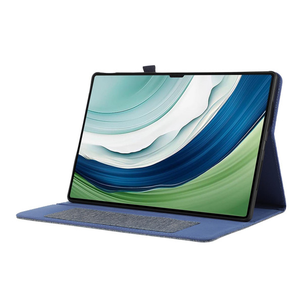 For Huawei MatePad Pro 13.2 Fabric Leatherette Tablet Case(Blue)