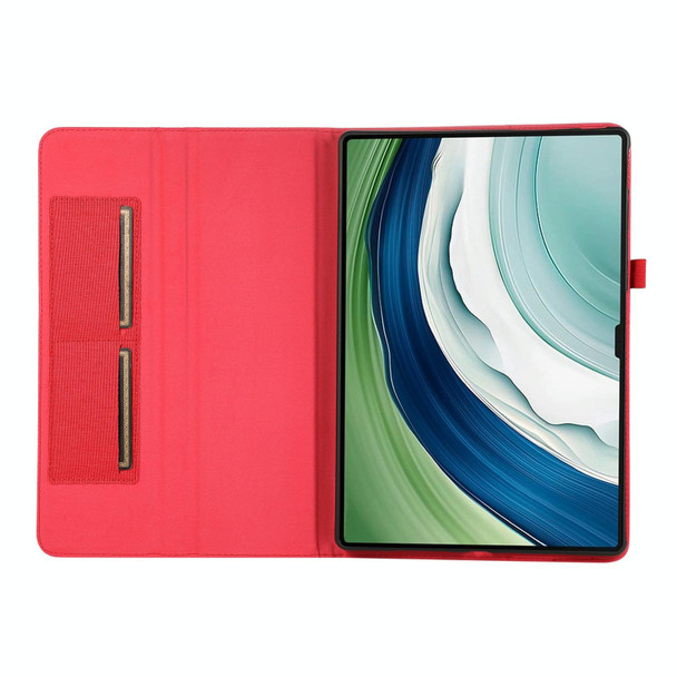 For Huawei MatePad Pro 13.2 Fabric Leatherette Tablet Case(Red)