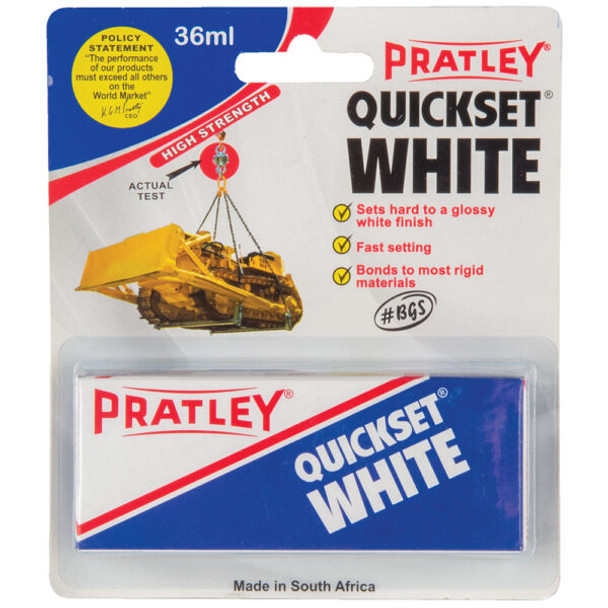 Pratley Quickset White – 36ml