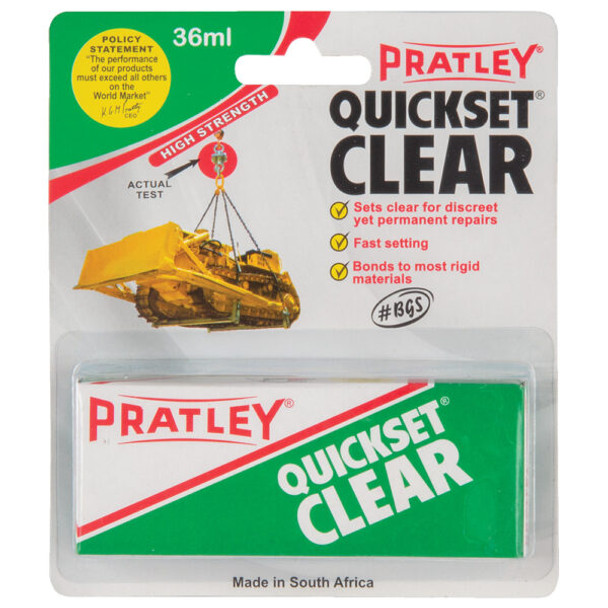 Pratley Quickset Clear – 36m