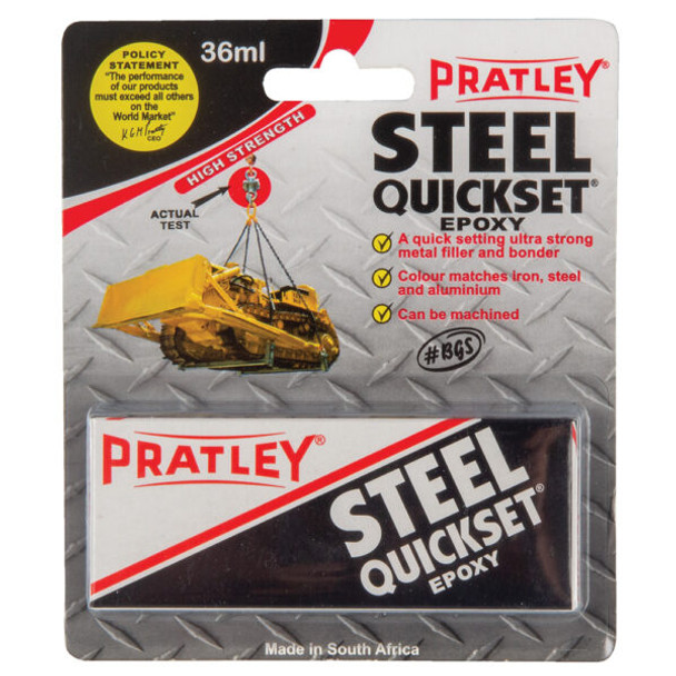 Pratley Steel Quickset – 36ml
