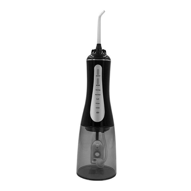 350ML Water Tank Oral Irrigator Rechargeable 5 Gear Adustable Water Flosser, Spec: White+Gray Tank