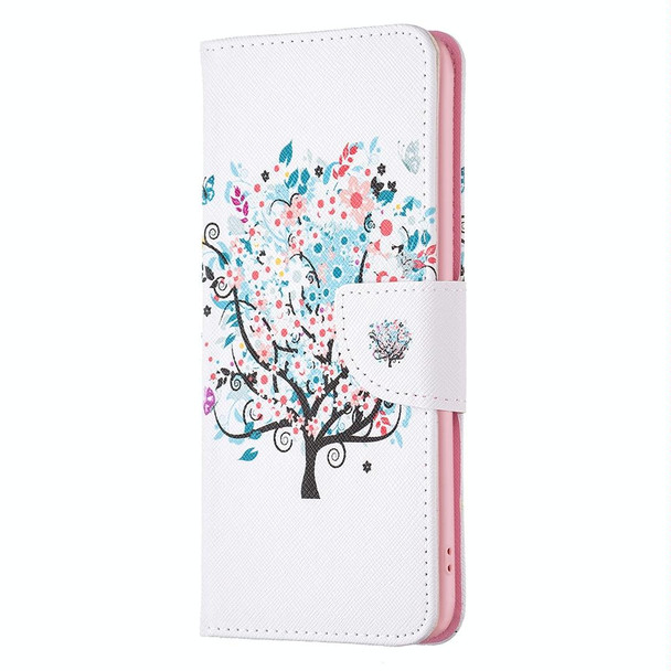 For Samsung Galaxy A35 Colored Drawing Pattern Leatherette Phone Case(Tree)