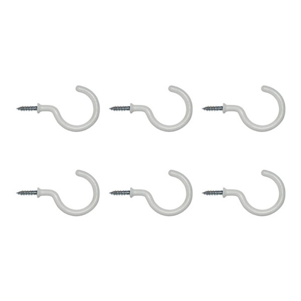 Cup Hooks 6 Pieces -38mm