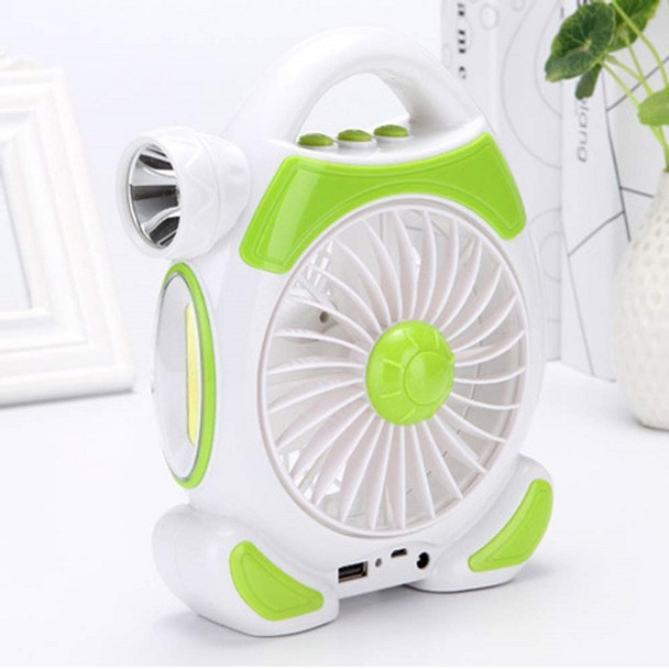 2 in 1 Rechargeable Desktop Fan With Light