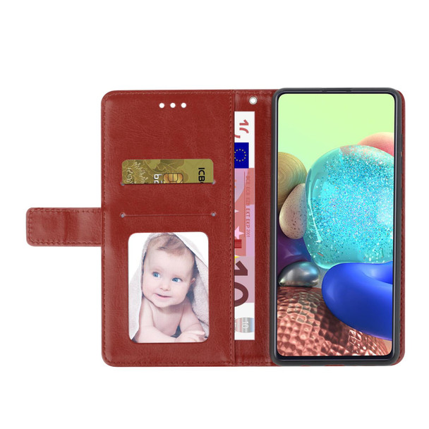 Asus ROG Phone 3 Y Stitching Horizontal Flip Leatherette Phone Case(Brown)