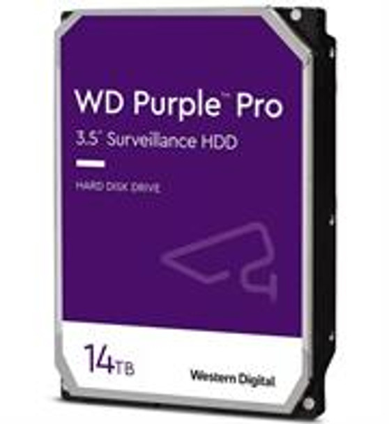 Western Digital Purple - 14.0TB 3.5" SATA3 6.0Gbps Surveillance HDD, 256MB Cache, 7200rpm Disk Speed, Up to 265MB/s Transfer Rate, , 2 year warranty